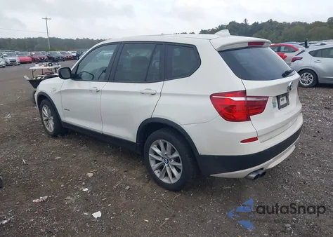 2013 BMW X3 xDrive28I из США, поврежденный, VIN 5UXWX9C54D0D03663